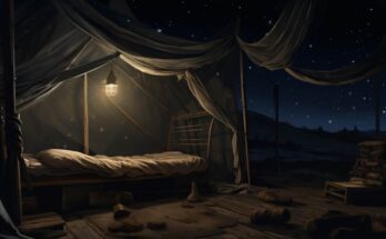 Noc w namiocie - początek przygody pod gwieździstym niebem